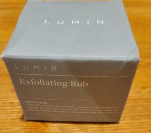 lumin exfoliating rub