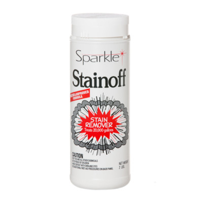 #ad #ad 2 LB Sparkle Stainoff Stain Remover Swimming Pools Treats 20000 Gallons 3075 $48.95