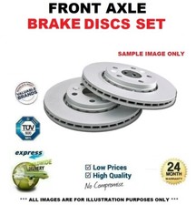 Front VENTED BRAKE DISCS for MERCEDES BENZ CLK Convertible 430 1998-2002 (300mm)