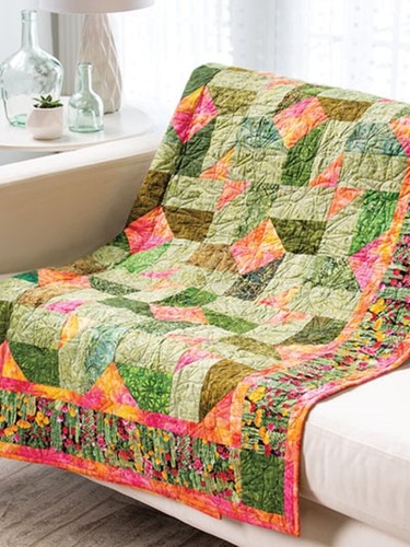 Quilting Pattern Magazine SPRINGTIME QUILTS ~ Quilter's World May 2019 - Picture 6 of 12