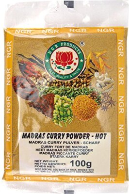 Ngr Currypulver, scharf, Madras, 3er Pack