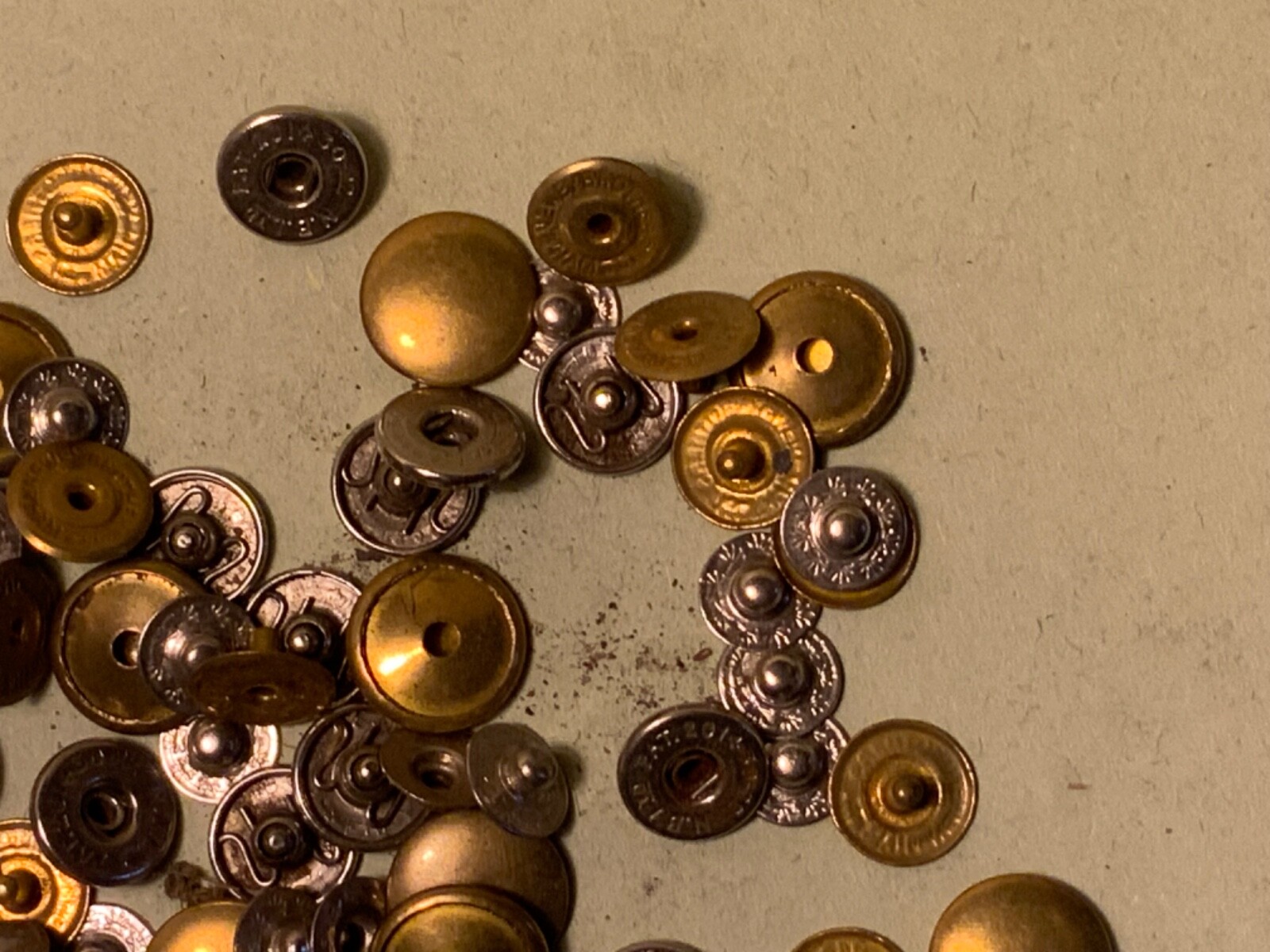 newey brothers press studs 15 brass 14.8mm top + chrome clothing fasterners eBay