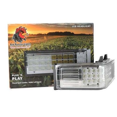 Red Rooster  LED Headlight - Left Hand fits New Holland 86514350