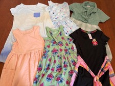 Girls Size 5/6 Small Clothes Lot Of 6 Dresses Kids Back To School