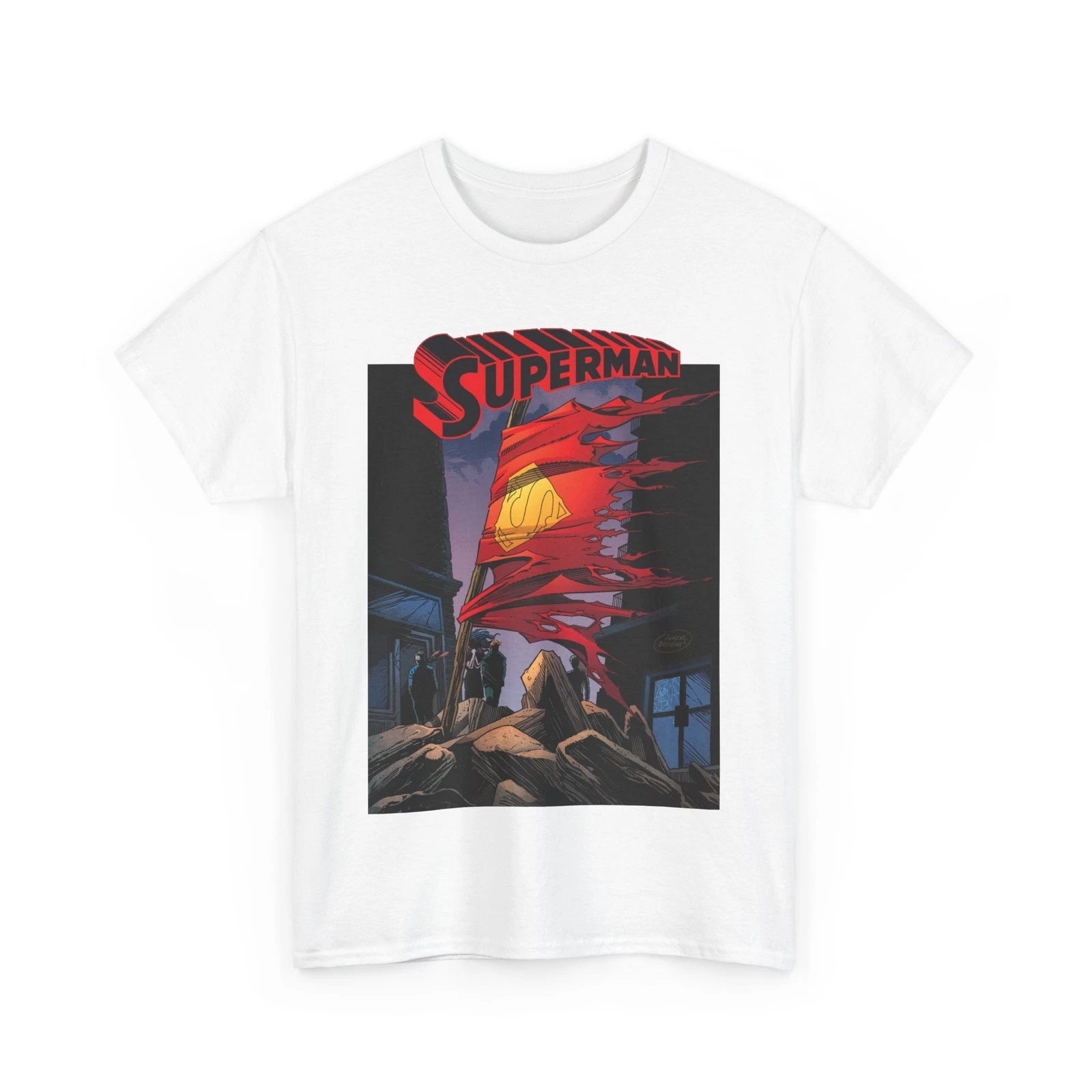 Death of Superman T-Shirt - DC Comics - Superman 75 - Doomsday Battle
