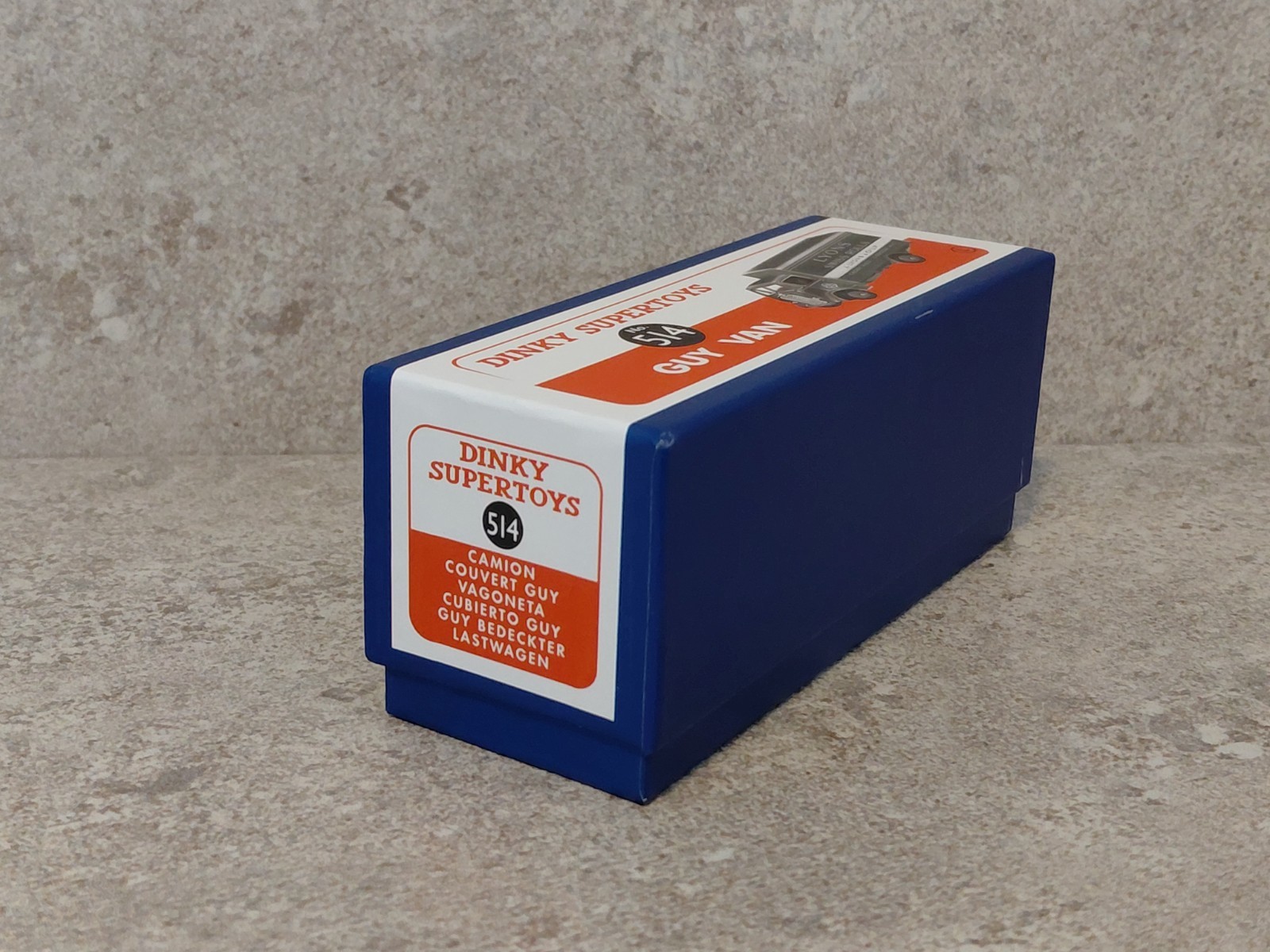 ATLAS  / DINKY  514 LYONS SWISS ROLLS GUY VAN REPRODUCTION BOX ONLY. thumbnail 3