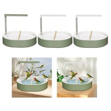 Automatic Bird Bathtub Easy Setup Parrot Shower for Budgie Cockatiel Conure