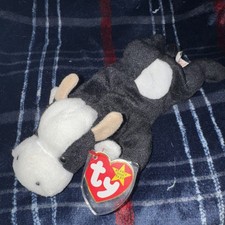 TY Beanie Baby - DAISY the Cow 9 inch - MWMTs Stuffed Animal Toy