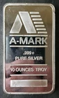 A-Mark 10oz Silver Bar