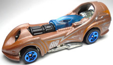 2019 HOT WHEELS POWER ROCKET #00 COLOR SHIFTERS GREY 3 1/4" DIECAST CAR W/ BLUE