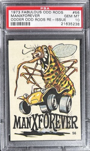 1973 Fabulous Odd Rods Odder Odd Rods Re-Issue #56 MANXFOREVER PSA 10 🔥POP 5