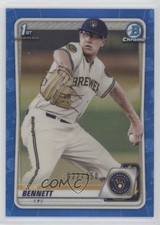 2020 Bowman Chrome Prospects Blue Refractor 22/150 Nick Bennett #BCP-140 y8h