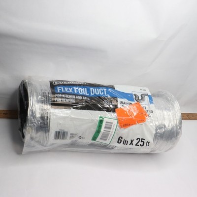 Everbilt 6 in. x 25 ft. Flexible Aluminum Foil Duct