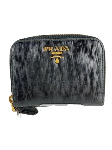 Portefeuille PRADA cuir BLK uni femme