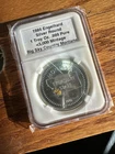 RARE 1986 ENGELHARD 1 TOZ. SILVER ROUND  ONLY 3,000 MADE BIG SKY COUNTRY MONTANA