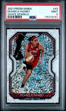 2021 Panini Prizm WNBA - Dearica Hamby #43 - White Sparkle SSP - PSA
