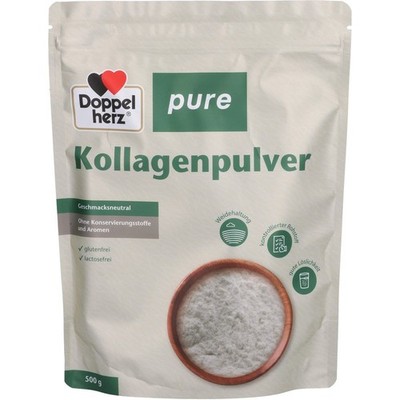 DOPPELHERZ Kollagenpulver pure  500 g  PZN18787408