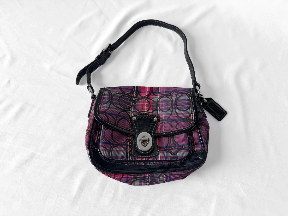 Coach Turn Lock Plaid Bags & Handbags for Women for sale | eBay
