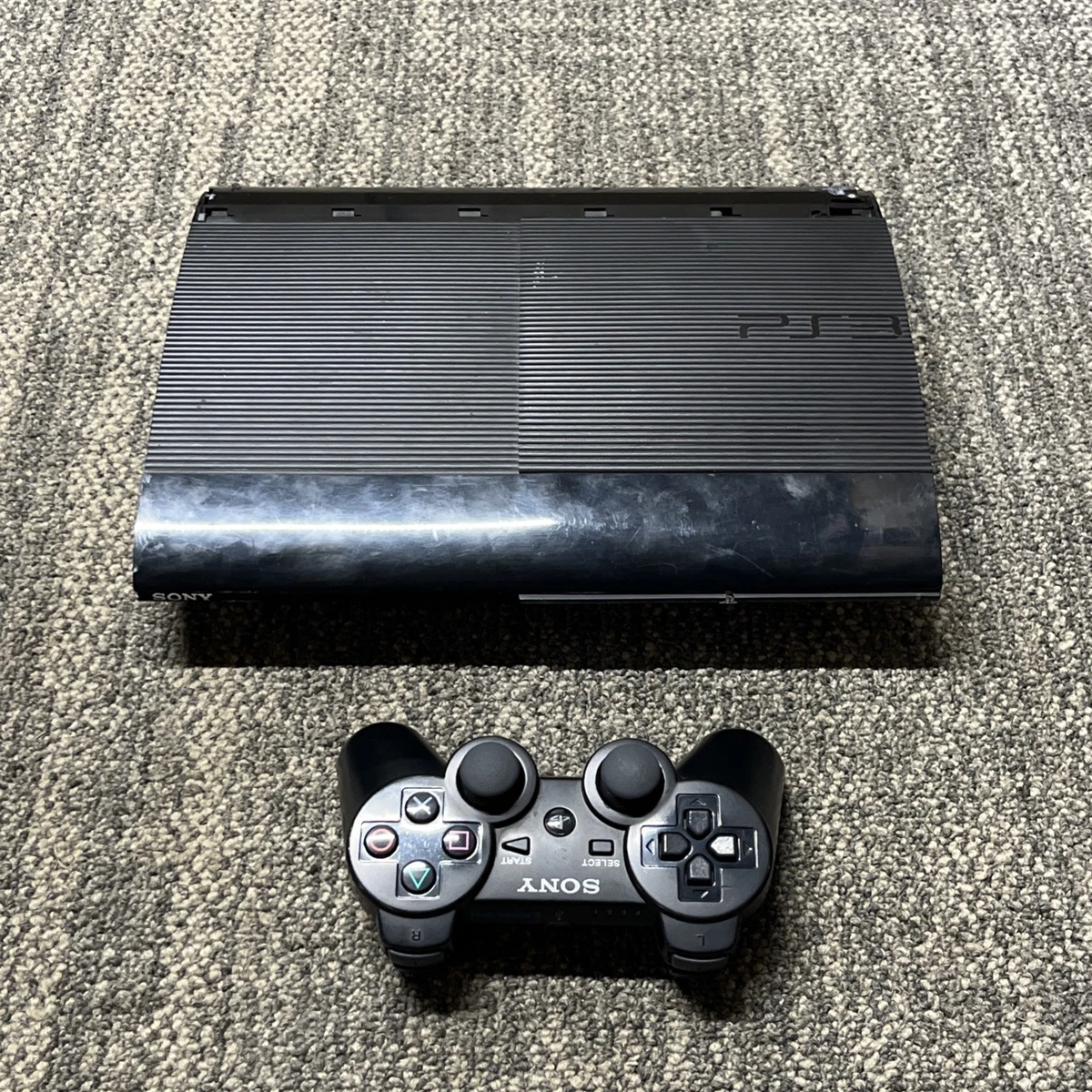 Preços baixos em Sony PlayStation 3-Super Slim Preto Consoles de