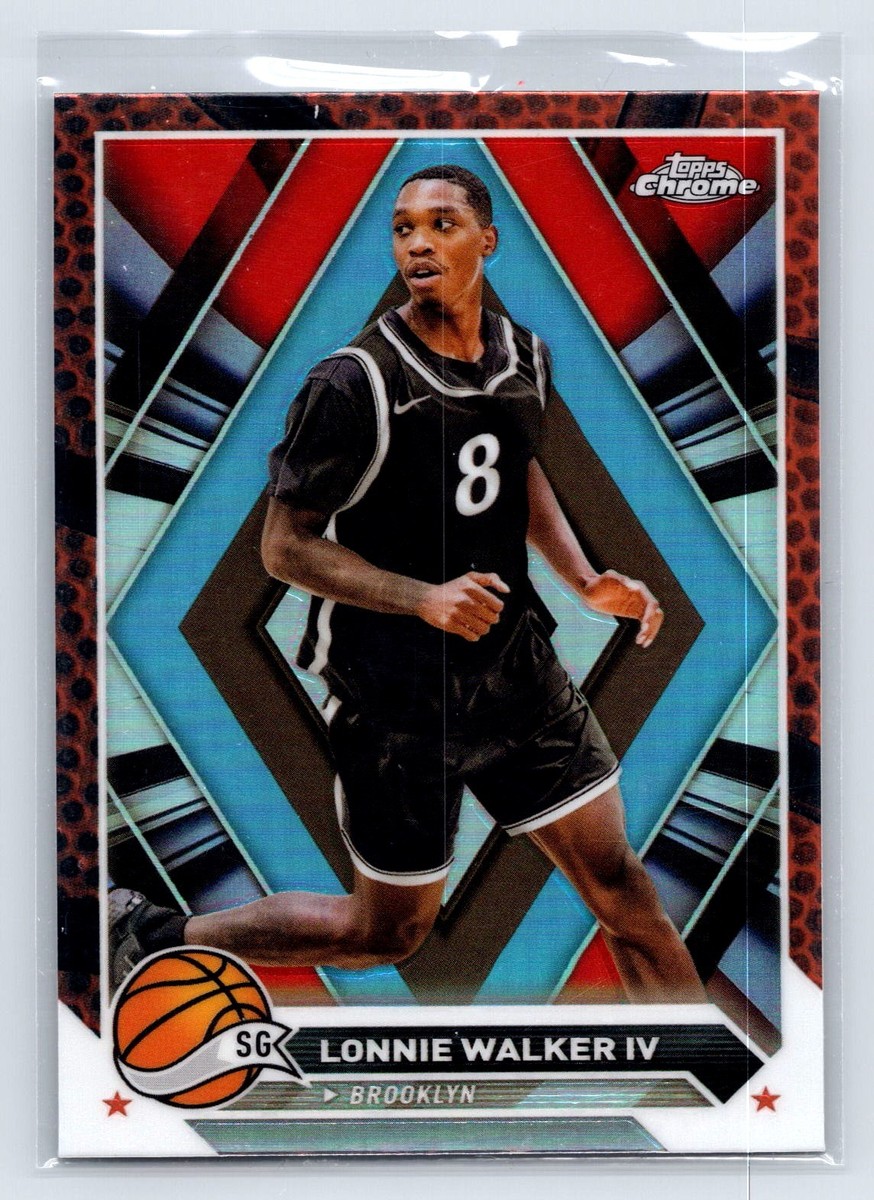 2023-24 Topps Chrome #177 Lonnie Walker IV Orange Basketball