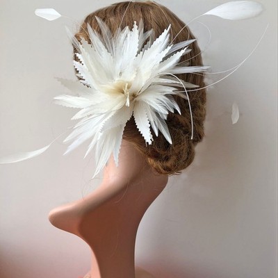79 Farben Feder Blume Millinery Hut Halterung Fascinators Party verziert