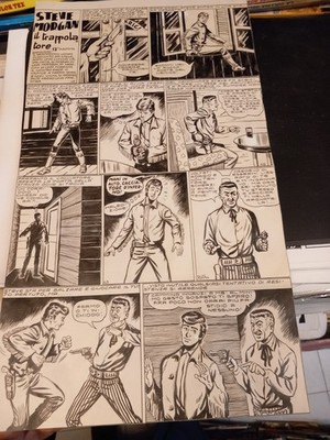 MARCO ROTA Original Table STEVE MORGAN THE TRAPPER Episode 12 