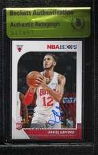 BAS 2019-20 Panini NBA Hoops Daniel Gafford #243 Seal of Authenticity Auto 3c7