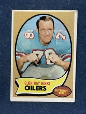 1970 Topps #61 Glen Ray Hines Houston Oilers VG