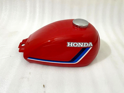 #ad Honda ATC 200ES 200 ES Big 1983 84 Red Painted Steel Petrol Gas Tank Cap Fit $331.50