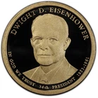 2015-S Presidential Dollar Dwight D Eisenhower Proof — photo from another recent sale