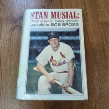 Stan Musial The Man's Own Story As Told to Bob Broeg STATED 1st edition 1964