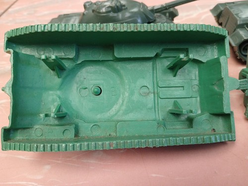 Vintage Mixed Brands Marx TANK 2 Unbranded Pattons 1 Jeep READ - Picture 9 of 12