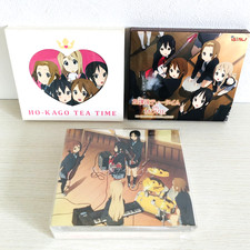 K-ON CD HO-KAGO TEA TIME 1 2 in Movie w/ Cassette Tape set of 3 Japan import