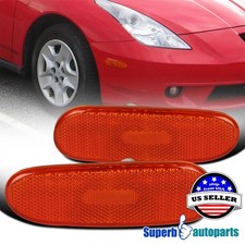 Fits 2000-2005 Toyota Celica 00-05 Mr2 Side Marker Turn Signal Lights Lamps Pair