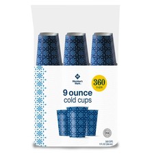 Member's Mark Printed Paper Bath Cold Cup, 9 Ounce 360 Count