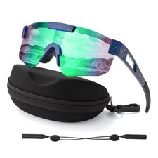 Kids Polarized Sports Sunglasses, Youth Baseball Sunglasses for Boys Girls Ag...