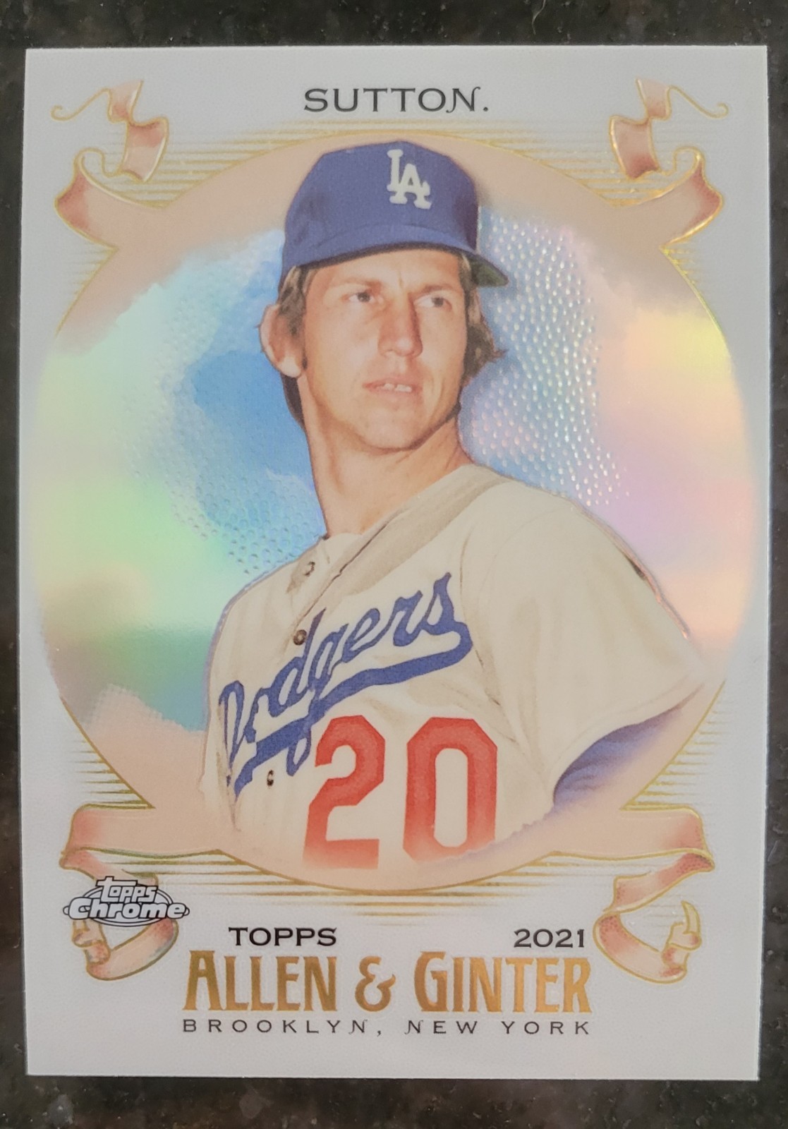 2021 Topps Allen & Ginter Chrome Don Sutton #289 Refractor LA Dodgers 