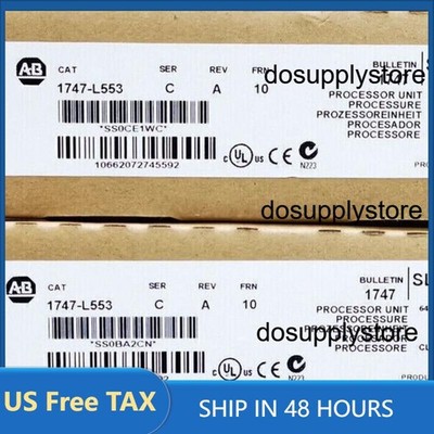 New Allen-Bradley 1747-L553 SLC500 5/05 CPU Processor Unit 1747L553 Free Tax
