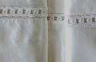 LE TELERIE TOSCANE MILLENIUM KING 1000 TC SATEEN COTTON SHEET SET LACE EMBROIDER — photo 8