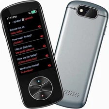 Language Translator Device No WiFi Needed, Instant Two Way Language Translator w