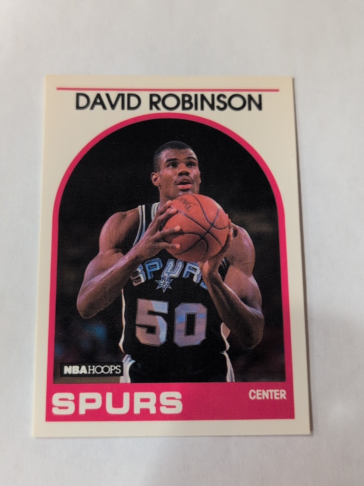 David Robinson 1989-90 Hoops #310 San Antonio Spurs