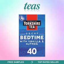 Yorkshire Tea Bedtime Brew 40 Bags | Decaf Vanilla Malty | Low Caffeine