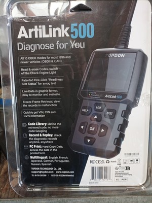 Topdon AL500 OBD2 Diagnosegerät, OBDII Diagnosewerkzeug