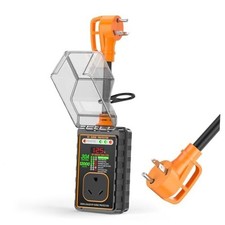 RV Surge Protector 30 Amp LED Voltage Display, 12000J Waterproof Surge