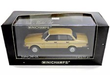1/43 Volvo 240 GL 1986 Gold Metallic Diecast Display