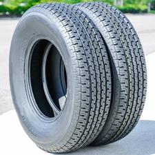 2 Tires Atturo ST300 Steel Belted ST 225/75R15 Load E 10 Ply Trailer