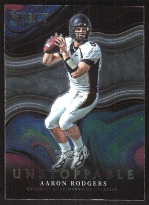 7081H 2022 Panini Select Draft Picks #US-AR Aaron Rodgers Unstoppable
