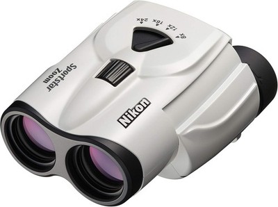 Nikon Sportstar Zoom 8-24x25 Binoculars White BAA870WA Compact Tested Japan New