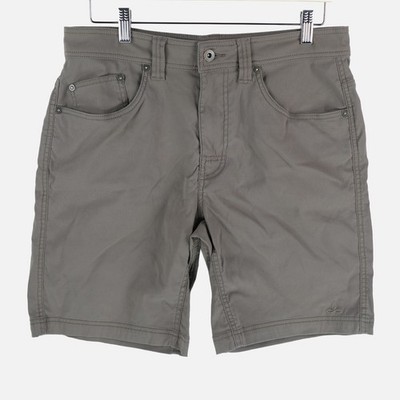 Prana Men's Breathe Hiking Shorts Gray Size 32W x 9L