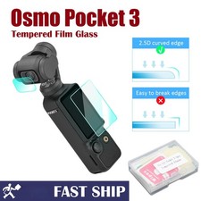 Tempered Film Glass Screen Protector For DJI Osmo Pocket 3 Accessories 2 Pack 